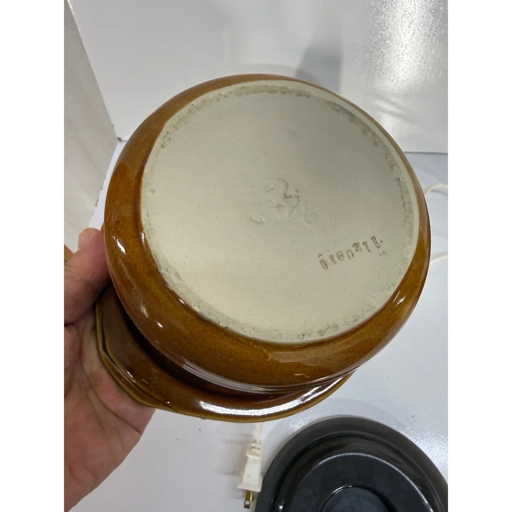 Rival Crock-Ette 1 Qt Slow Cooker Garden of Good Things Vintage Stoneware 3100/2